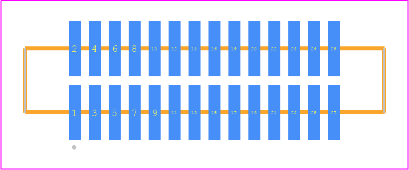 FTM-114-03-F-DV-S - SAMTEC PCB footprint - Other - Other - FTM-114-XX-Y-DV-S