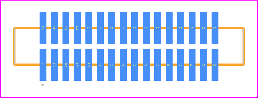 FTM-116-03-L-DV-S - SAMTEC PCB footprint - Other - Other - FTM-116-XX-Y-DV-S