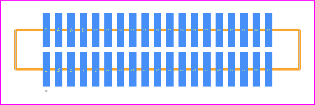 FTM-119-02-LM-DV-S - SAMTEC PCB footprint - Other - Other - FTM-119-XX-Y-DV-S