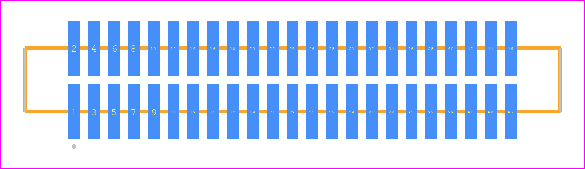 FTM-123-03-L-DV-S - SAMTEC PCB footprint - Other - Other - FTM-123-XX-Y-DV-S