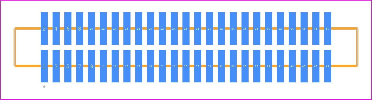 FTM-125-02-F-DV-S - SAMTEC PCB footprint - Other - Other - FTM-125-XX-Y-DV-S