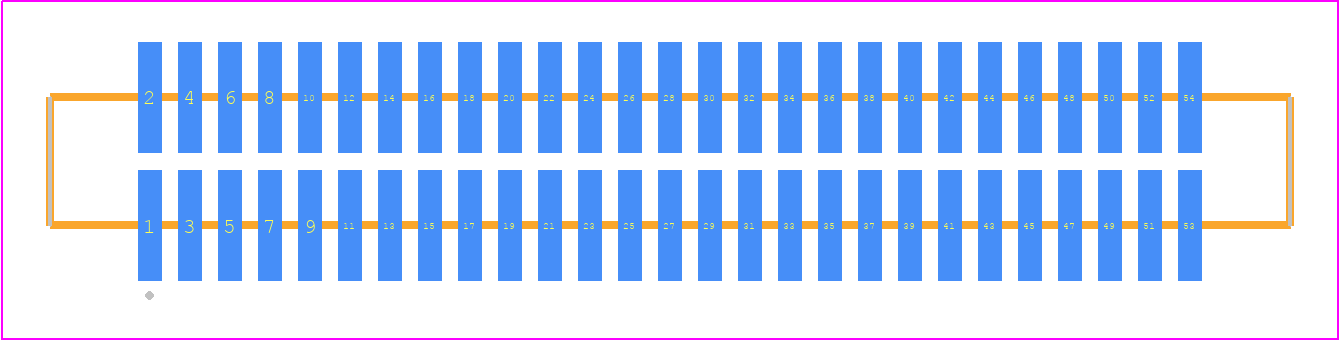FTM-127-03-F-DV-S - SAMTEC PCB footprint - Other - Other - FTM-127-XX-Y-DV-S