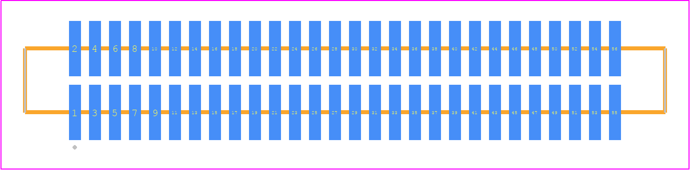 FTM-128-03-LM-DV-S - SAMTEC PCB footprint - Other - Other - FTM-128-XX-Y-DV-S