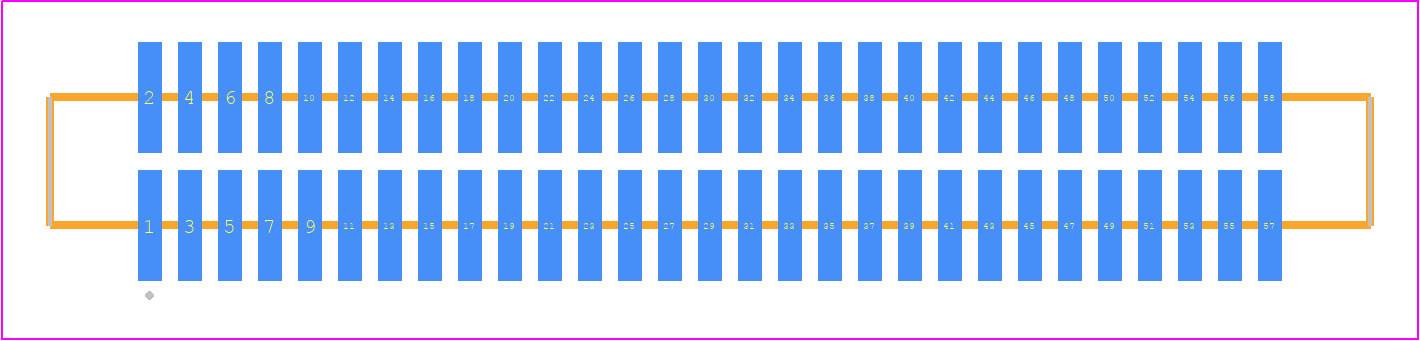 FTM-129-03-G-DV-S - SAMTEC PCB footprint - Other - Other - FTM-129-XX-Y-DV-S