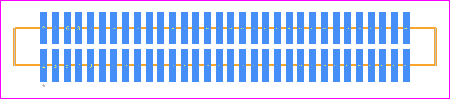 FTM-132-03-L-DV-S - SAMTEC PCB footprint - Other - Other - FTM-132-XX-Y-DV-S