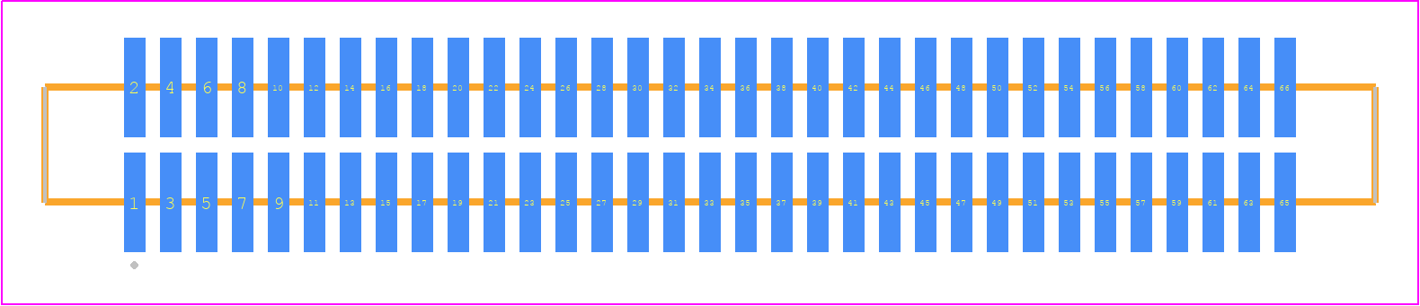 FTM-133-03-LM-DV-S - SAMTEC PCB footprint - Other - Other - FTM-133-XX-Y-DV-S