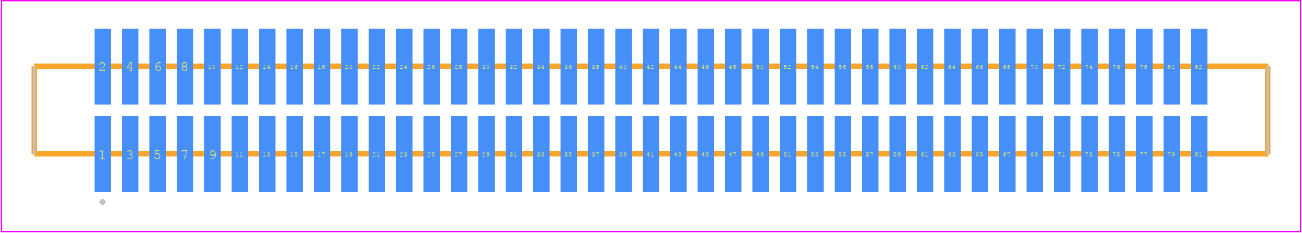 FTM-141-03-F-DV-S - SAMTEC PCB footprint - Other - Other - FTM-141-XX-Y-DV-S