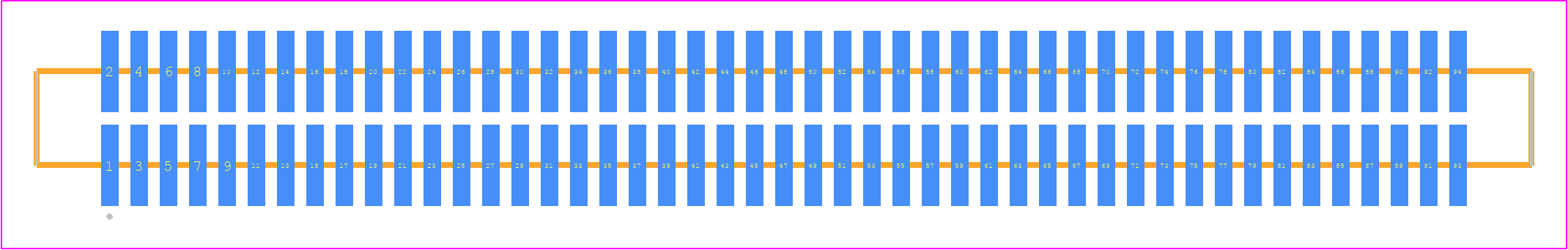 FTM-147-02-FM-DV-S - SAMTEC PCB footprint - Other - Other - FTM-147-XX-Y-DV-S