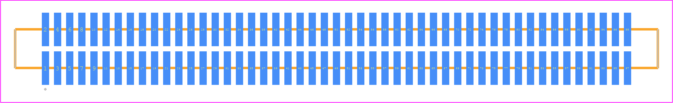 FTM-149-02-L-DV-S - SAMTEC PCB footprint - Other - Other - FTM-149-XX-Y-DV-S