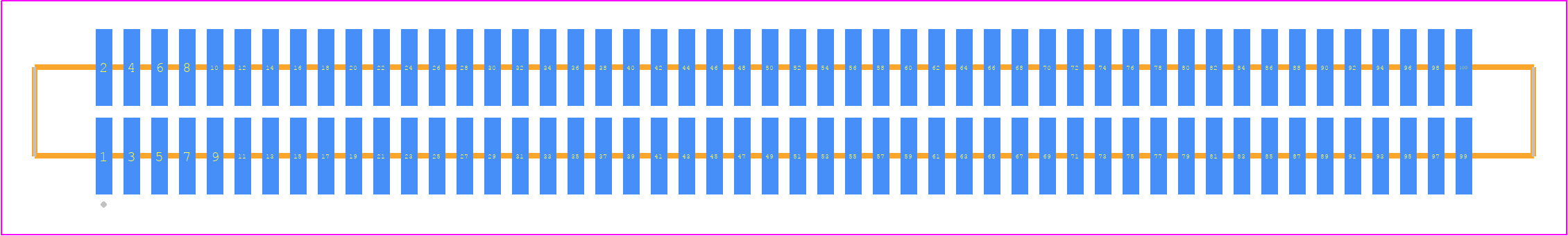 FTM-150-03-F-DV-S - SAMTEC PCB footprint - Other - Other - FTM-150-XX-Y-DV-S