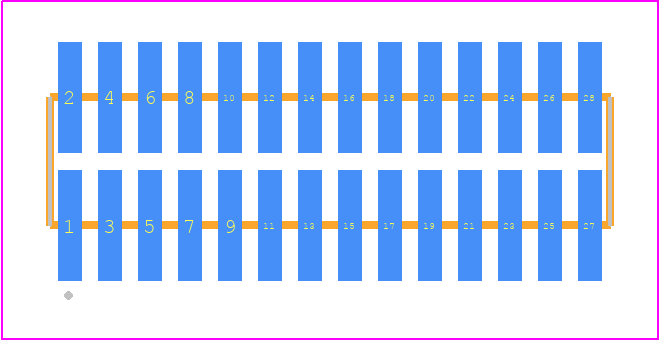 FTM-114-03-F-DV-P - SAMTEC PCB footprint - Other - Other - FTM-114-XX-Y-DV-P