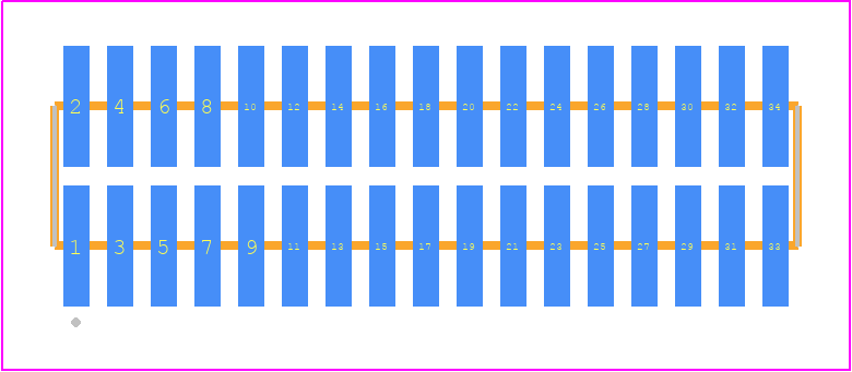 FTM-117-03-F-DV-P - SAMTEC PCB footprint - Other - Other - FTM-117-XX-Y-DV-P
