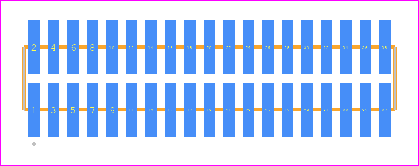 FTM-119-03-L-DV-P - SAMTEC PCB footprint - Other - Other - FTM-119-XX-Y-DV-P