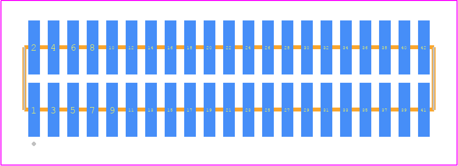 FTM-121-02-L-DV-P - SAMTEC PCB footprint - Other - Other - FTM-121-XX-Y-DV-P