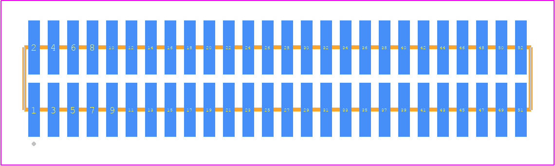 FTM-126-03-LM-DV-P - SAMTEC PCB footprint - Other - Other - FTM-126-XX-Y-DV-P