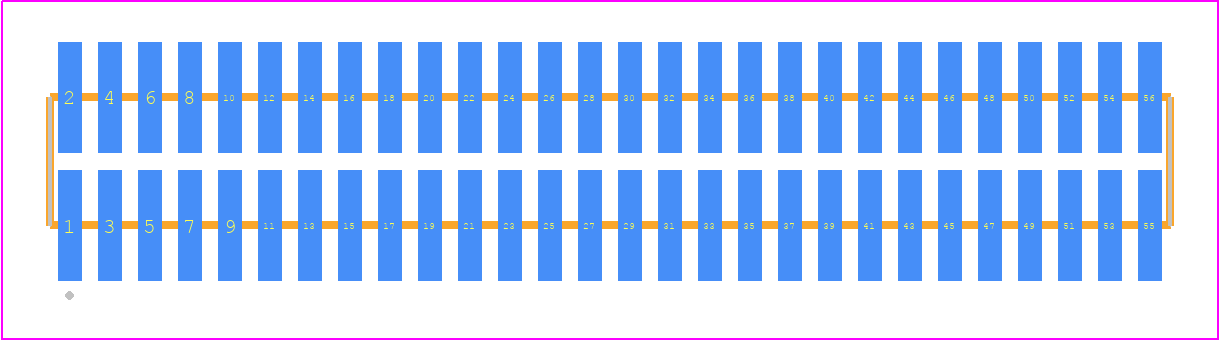 FTM-128-02-F-DV-P - SAMTEC PCB footprint - Other - Other - FTM-128-XX-Y-DV-P