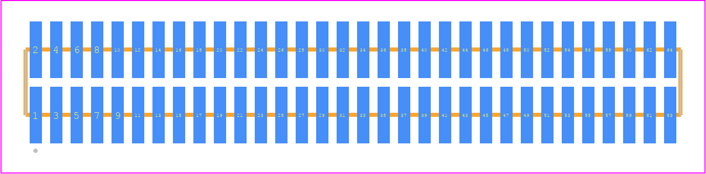 FTM-132-03-G-DV-P - SAMTEC PCB footprint - Other - Other - FTM-132-XX-Y-DV-P