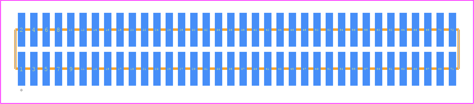 FTM-136-03-F-DV-P - SAMTEC PCB footprint - Other - Other - FTM-136-XX-Y-DV-P
