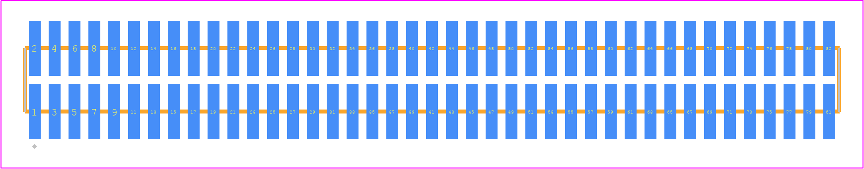 FTM-141-02-F-DV-P - SAMTEC PCB footprint - Other - Other - FTM-141-XX-Y-DV-P