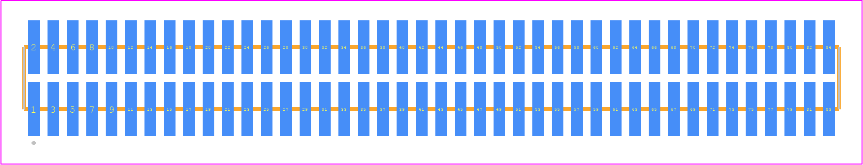 FTM-142-02-FM-DV-P - SAMTEC PCB footprint - Other - Other - FTM-142-XX-Y-DV-P