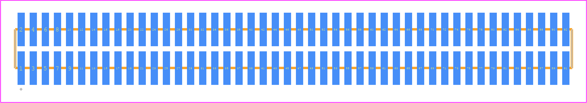 FTM-146-02-F-DV-P - SAMTEC PCB footprint - Other - Other - FTM-146-XX-Y-DV-P