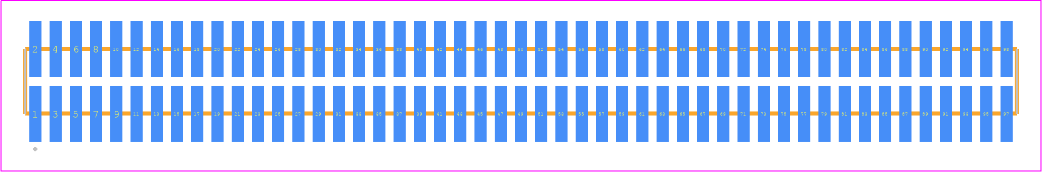 FTM-149-03-FM-DV-P - SAMTEC PCB footprint - Other - Other - FTM-149-XX-Y-DV-P