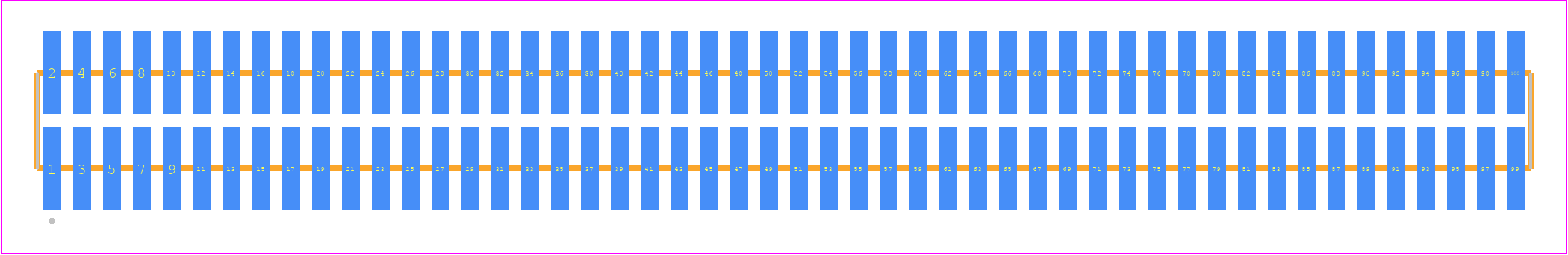 FTM-150-03-G-DV-P - SAMTEC PCB footprint - Other - Other - FTM-150-XX-Y-DV-P