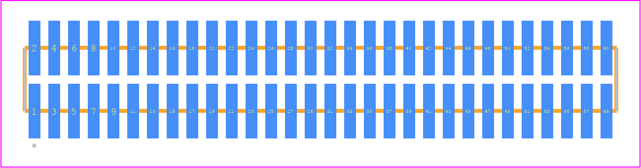 FTM-130-03-L-DV-P-TR - SAMTEC PCB footprint - Other - Other - FTM-130-XX-Y-DV-P-TR