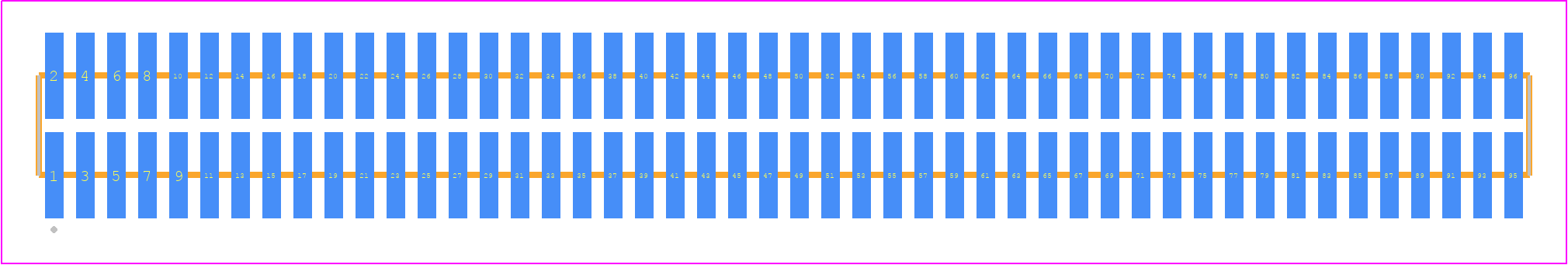 FTM-148-02-H-DV-P-TR - SAMTEC PCB footprint - Other - Other - FTM-148-XX-Y-DV-P-TR