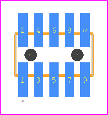 FTSH-105-05-LM-DV-K-A - SAMTEC PCB footprint - Other - Other - FTSH-105-XX-YYY-DV-K-A