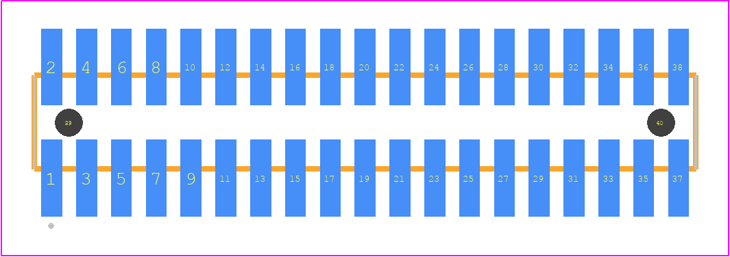 FTSH-119-02-LM-DV-K-A - SAMTEC PCB footprint - Other - Other - FTSH-119-XX-YYY-DV-K-A