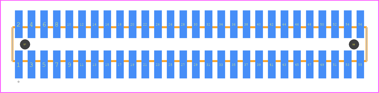 FTSH-128-03-F-DV-K-A-TR - SAMTEC PCB footprint - Other - Other - FTSH-128-XX-YYY-DV-K-A-TR