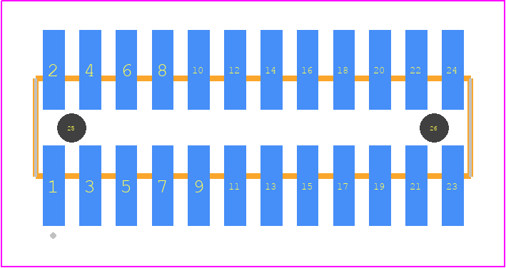 FTSH-112-02-G-DV-A-TR - SAMTEC PCB footprint - Other - Other - FTSH-112-XX-YYY-DV-A-TR