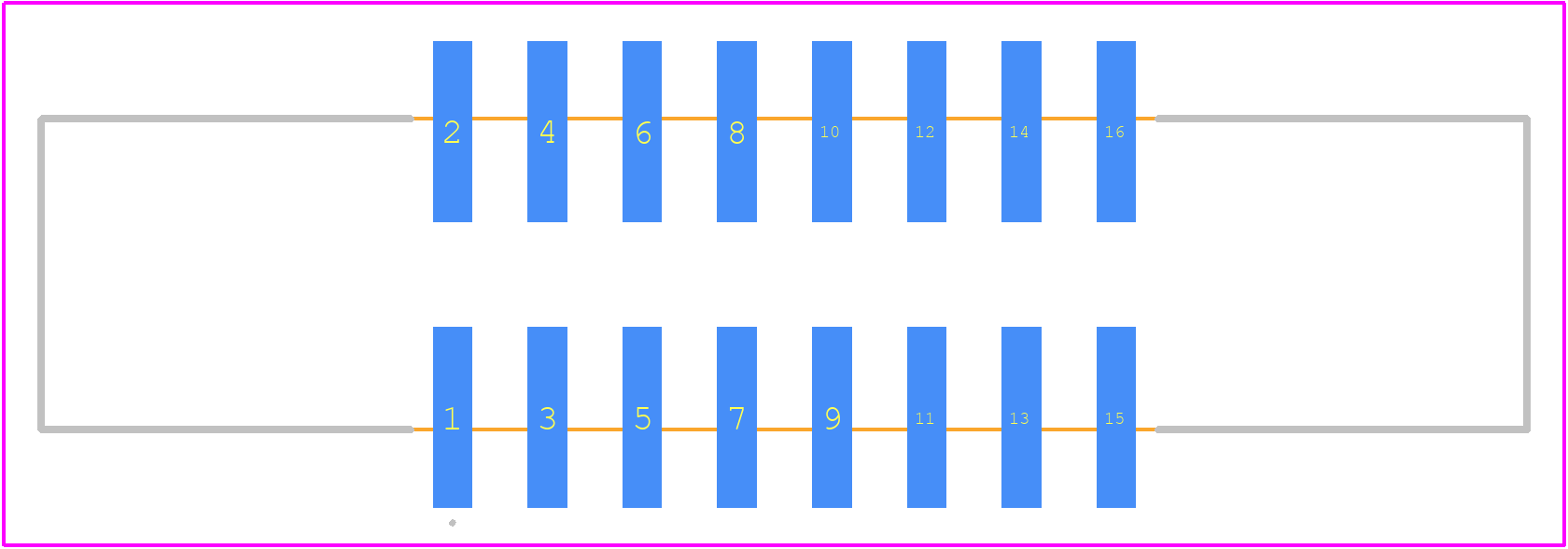 3010-16-003-12-00 - CNC Tech PCB footprint - Other - Other - 3010-16-003-12-00-3