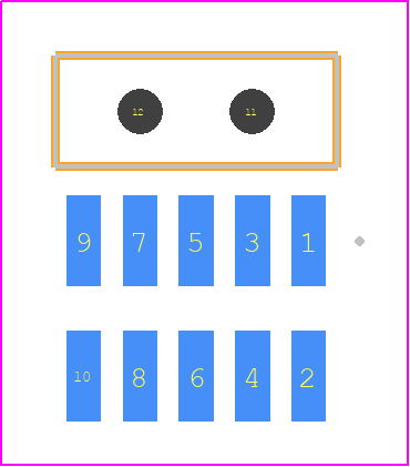 FTSH-105-04-G-DH-A - SAMTEC PCB footprint - Other - Other - FTSH-105-XX-YYY-DH-A