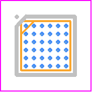 BQ24261MYFFT - Texas Instruments PCB footprint - BGA - BGA - YFF0036_2021