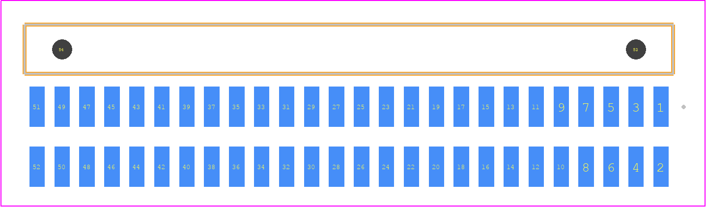 FTSH-126-01-F-DH-A - SAMTEC PCB footprint - Other - Other - FTSH-126-XX-YYY-DH-A