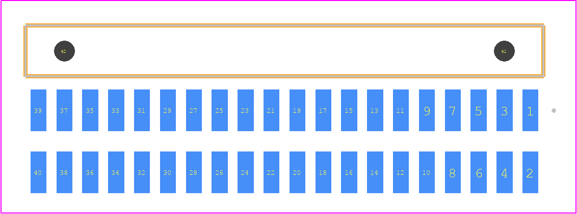 FTSH-120-04-F-DH-A-C - SAMTEC PCB footprint - Other - Other - FTSH-120-XX-YYY-DH-A-C