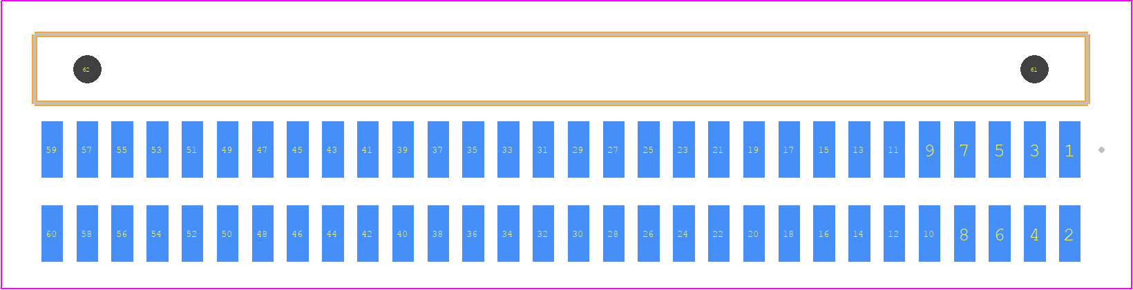 FTSH-130-02-S-DH-A-C - SAMTEC PCB footprint - Other - Other - FTSH-130-XX-YYY-DH-A-C