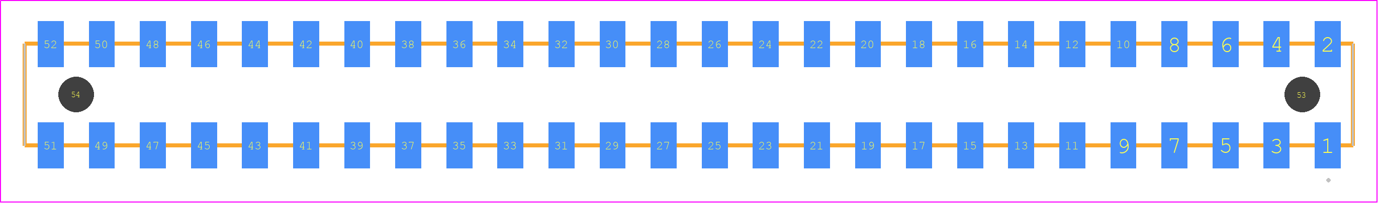 HLE-126-02-L-DV-A-K-TR - SAMTEC PCB footprint - Other - Other - HLE-126-02-XXX-DV-A-K-TR