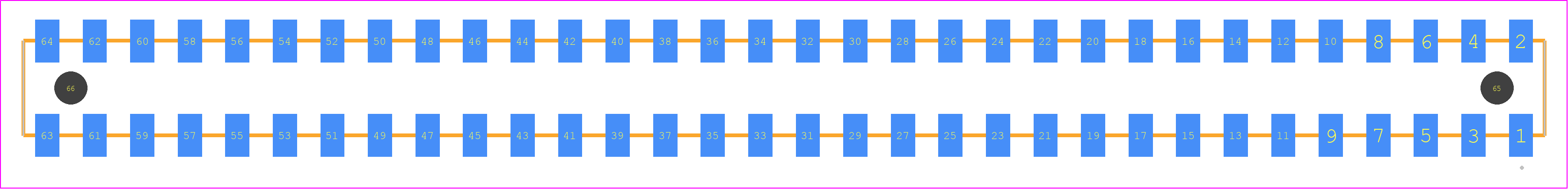 HLE-132-02-STL-DV-A-P-TR - SAMTEC PCB footprint - Other - Other - HLE-132-02-XXX-DV-A-P-TR