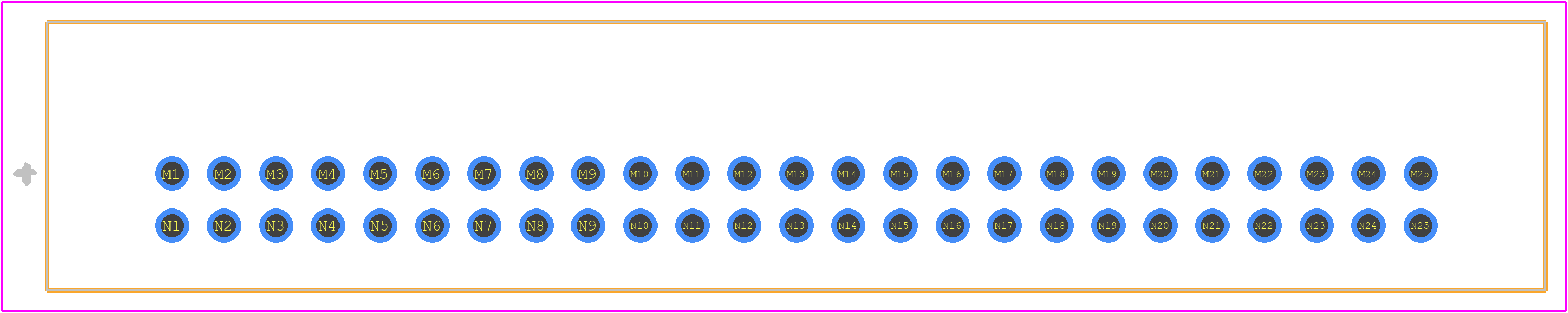 534978-8 - TE Connectivity PCB footprint - Other - Other - 534978-8-1