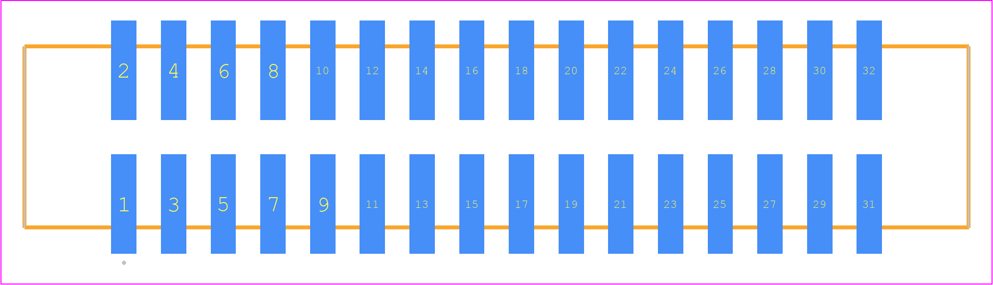 HTST-116-01-TM-DV - SAMTEC PCB footprint - Other - Other - HTST-116-01-YY-DV