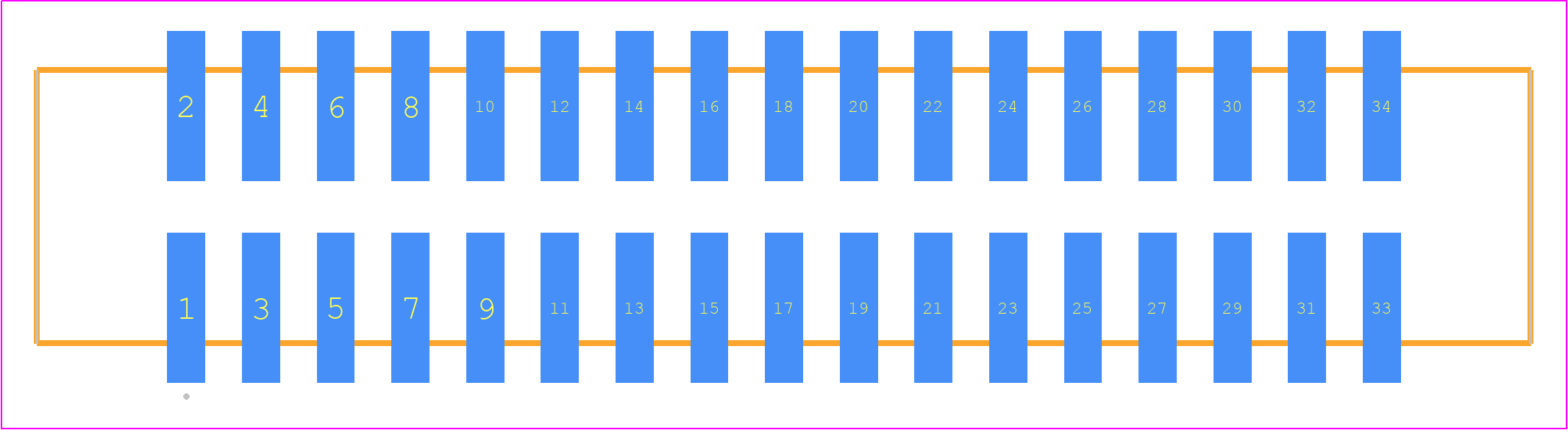 HTST-117-01-F-DV - SAMTEC PCB footprint - Other - Other - HTST-117-01-YY-DV