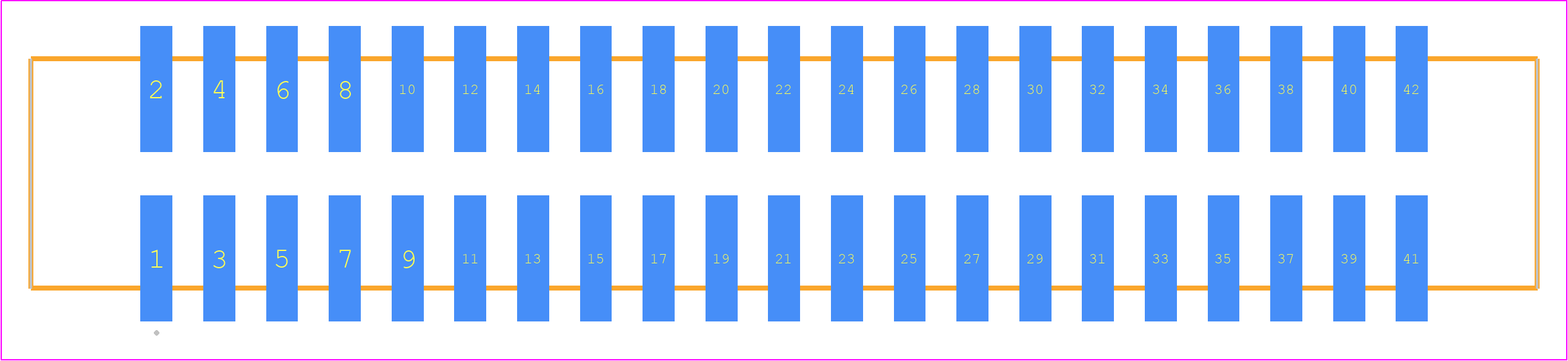 HTST-121-01-L-DV - SAMTEC PCB footprint - Other - Other - HTST-121-01-YY-DV