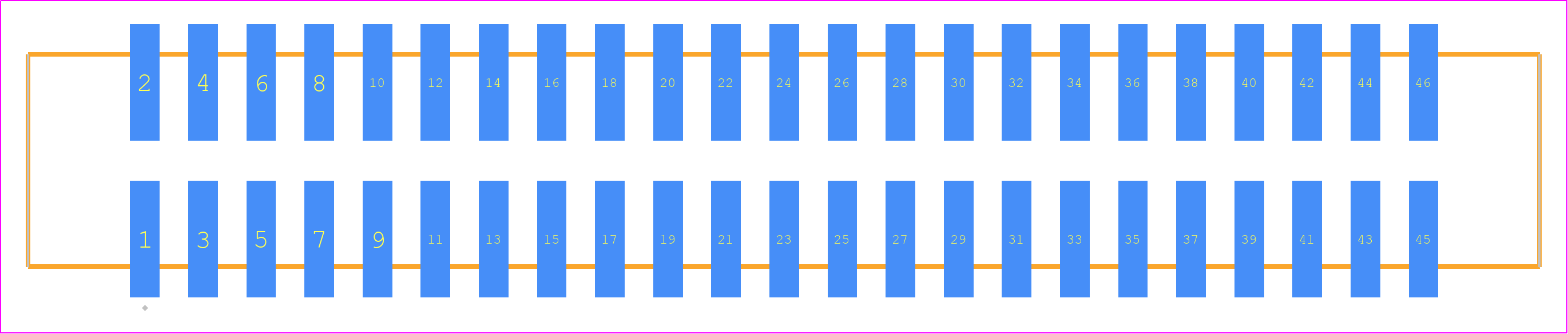 HTST-123-01-SM-DV - SAMTEC PCB footprint - Other - Other - HTST-123-01-YY-DV
