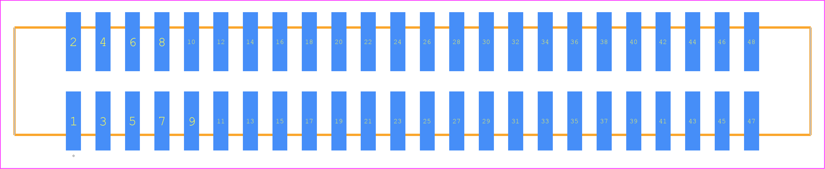 HTST-124-01-F-DV - SAMTEC PCB footprint - Other - Other - HTST-124-01-YY-DV