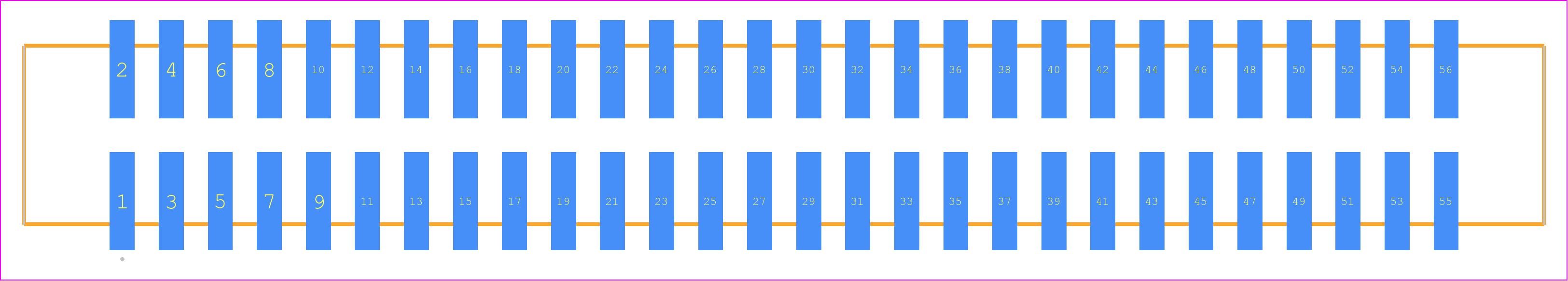 HTST-128-01-F-DV - SAMTEC PCB footprint - Other - Other - HTST-128-01-YY-DV