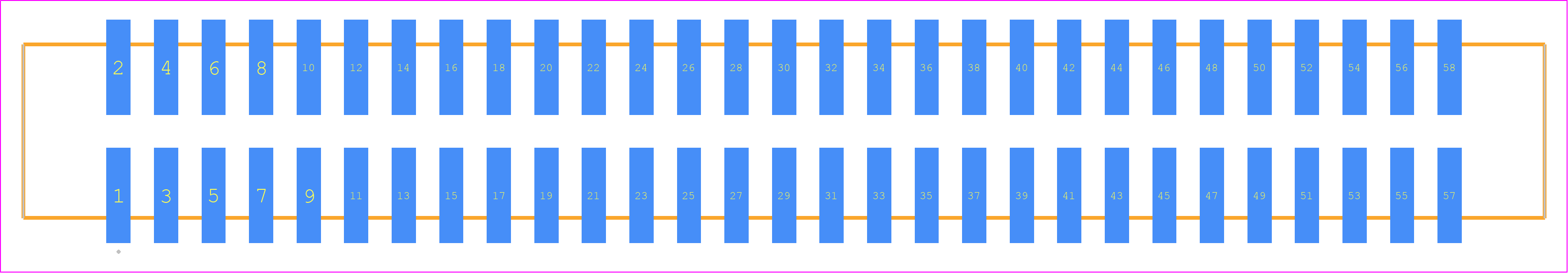 HTST-129-01-L-DV - SAMTEC PCB footprint - Other - Other - HTST-129-01-YY-DV