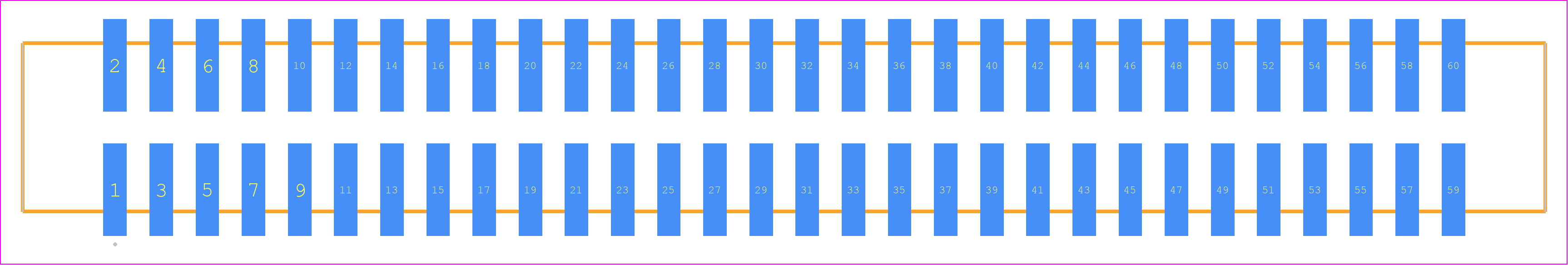 HTST-130-01-FM-DV - SAMTEC PCB footprint - Other - Other - HTST-130-01-YY-DV